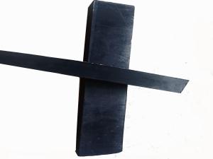 硬质实心橡胶块垫生产厂家批发工业缓冲橡胶条码垛1200x40/240*180*100